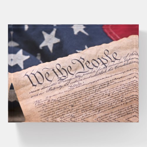 We the People Constitution Paperweight