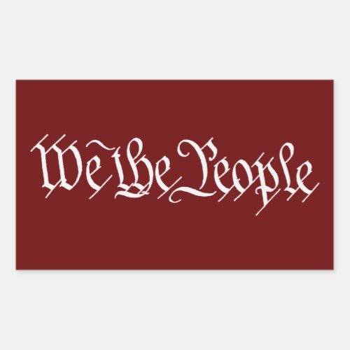 WE THE PEOPLE _ CONSTITUTION _ Patriotic Stickers