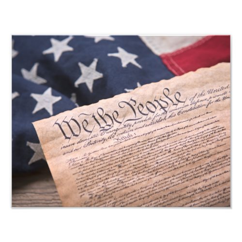 We the People Constitution Photo Print