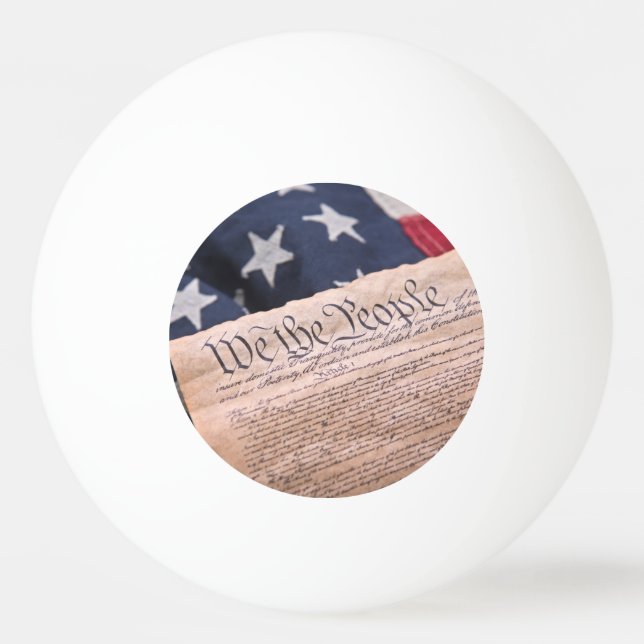 We the People Constitution Ping Pong Ball (Front)