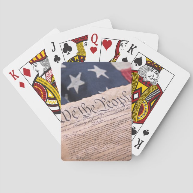 We the People Constitution Poker Cards (Back)