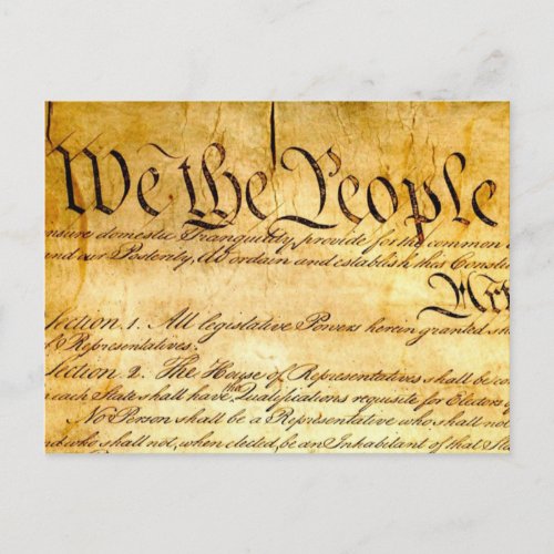We the People _ Constitution Postcard