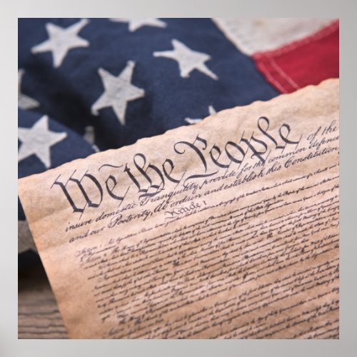 We the People Constitution Poster