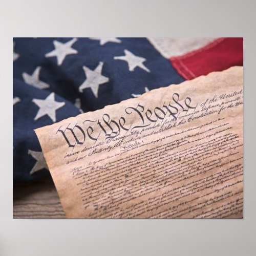 We the People Constitution Poster