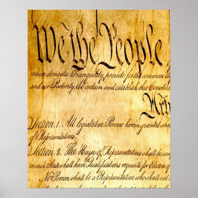 We the People - Constitution Poster (Front)