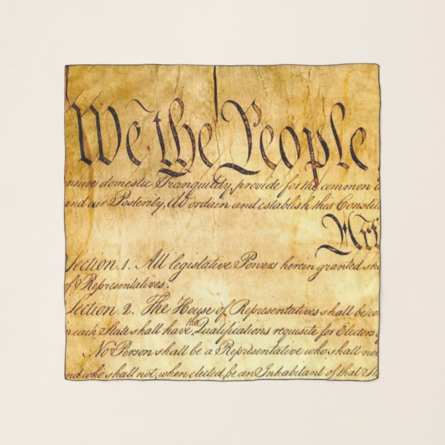 We the People - Constitution Scarf (Front)
