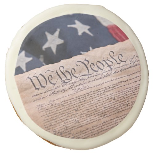 We the People Constitution Sugar Cookie