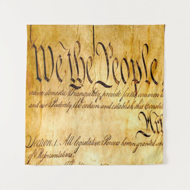 We the People - Constitution Tapestry (Front)