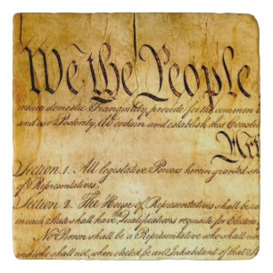 We the People - Constitution Trivet