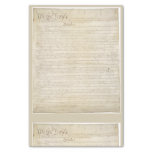 We the People Constitution Vintage Decoupage Tissue Paper