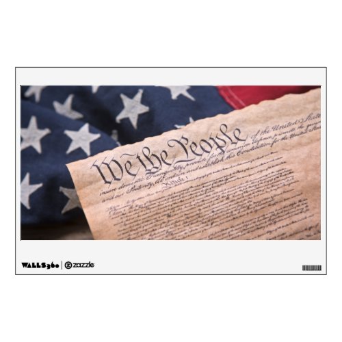 We the People Constitution Wall Decal