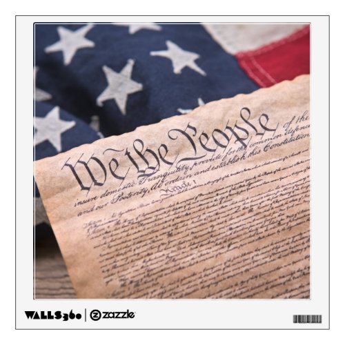 We the People Constitution Wall Decal