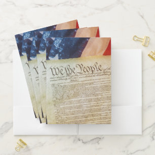 We The People Declaration Pocket Folder