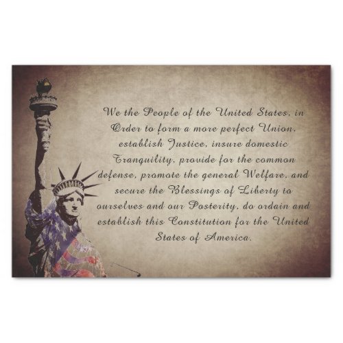  We the People Distressed American Decoupage Tissue Paper
