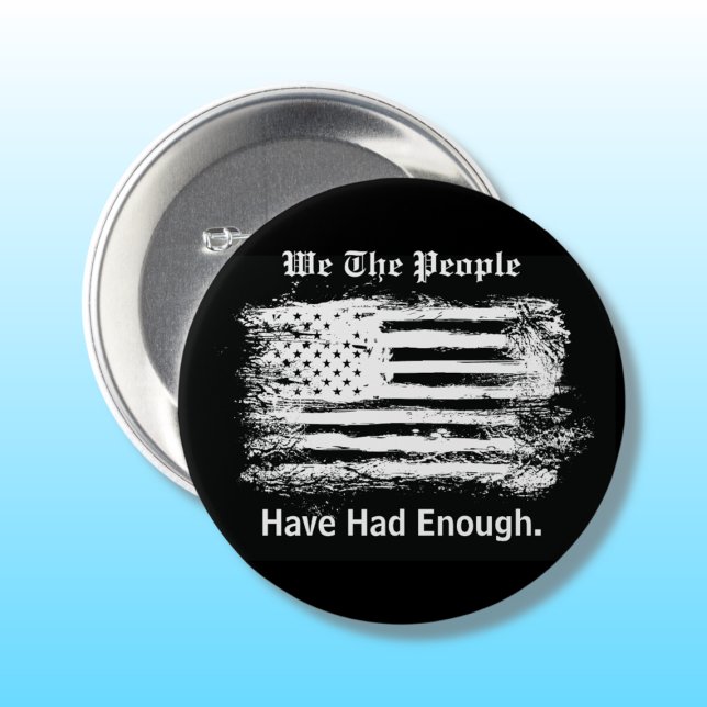 We The People Distressed Flag Button (Creator Uploaded)