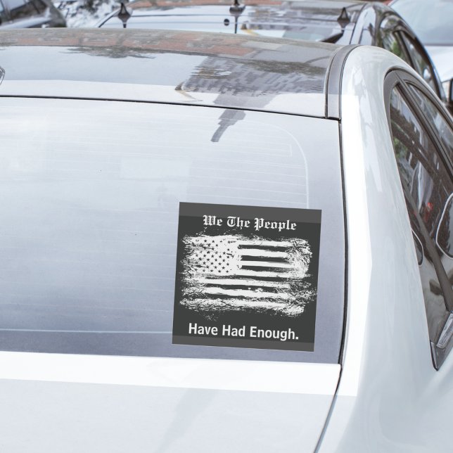 We The People Distressed Flag Sticker (Creator Uploaded)