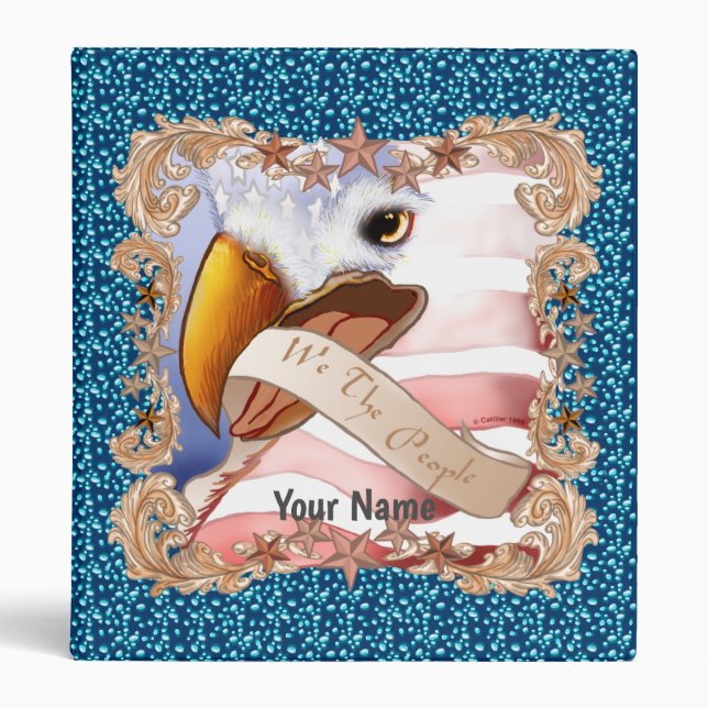We The People Eagle Binder (Front)