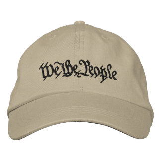 We the People Embroidered Baseball Hat