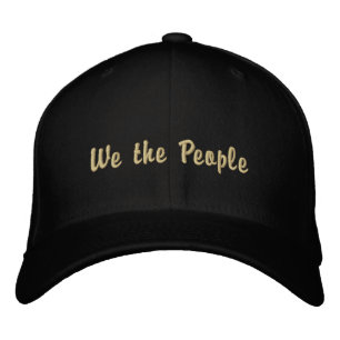 We the People Embroidered Baseball Hat