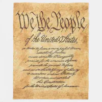 We The People Sherpa Fleece Blanket orders | The Constitution of the United States Sherpa Fleece Blanket