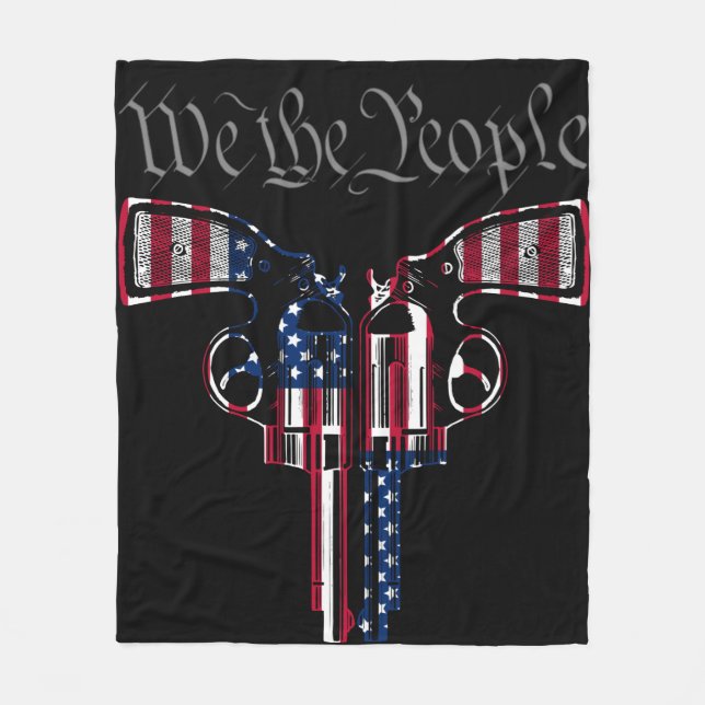We The People Fleece Blanket (Front)