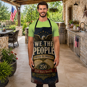 We The People Freedom July 4th BBQ Apron
