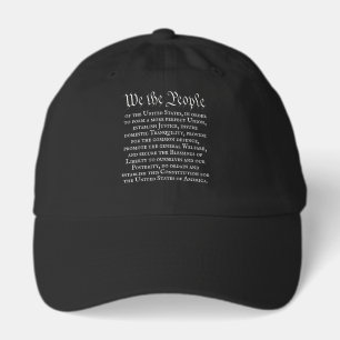 We the People Full Constitution Preamble Hat