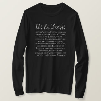 We the People Full Constitution Preamble T-Shirt