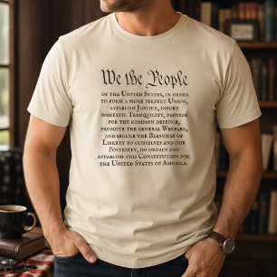 We the People Full Preamble US Constitution T-Shirt