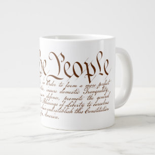 We the People Giant Coffee Mug