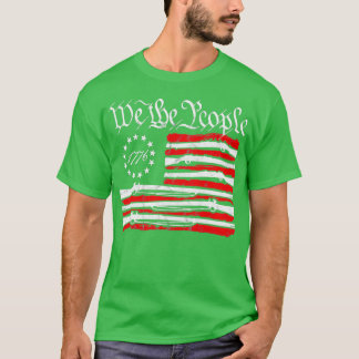 We The People Gun Rights American Flag (2) T-Shirt