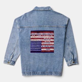 WE THE PEOPLE - HAVE HAD ENOUGH! DENIM JACKET