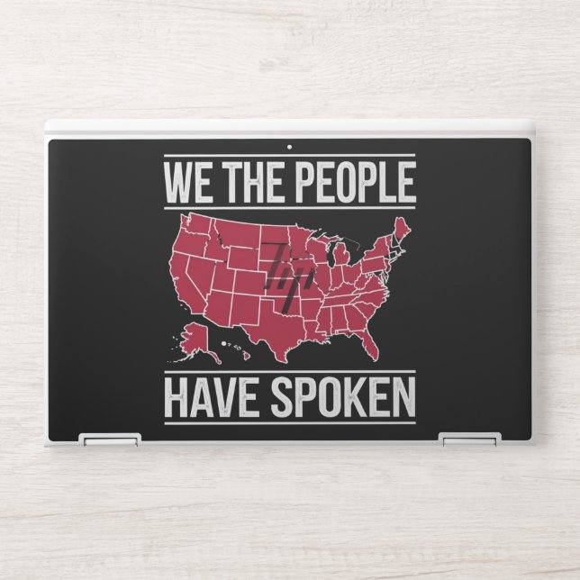 We the People Have Spoken Map of 2024 Election  HP Laptop Skin (Front)