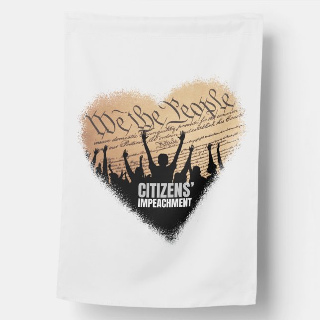 We the People Heart House Flag (Front)