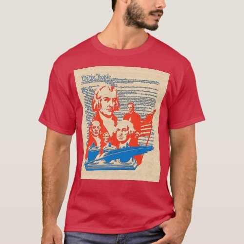 We the People Historic American Figures T_Shirt