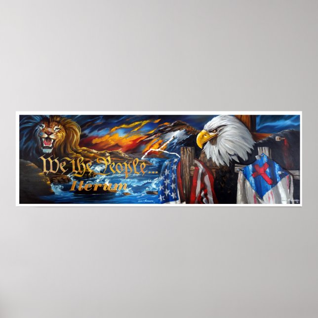 we the people iterum full painting poster (Front)