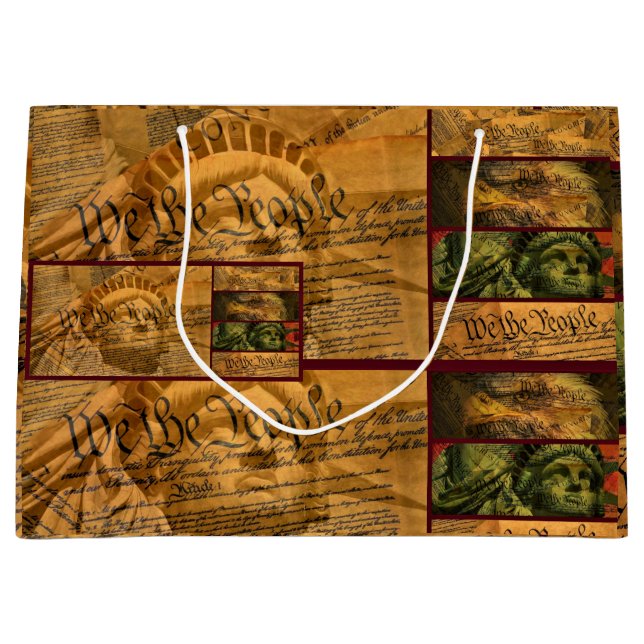 We The People Large Gift Bag (Front)