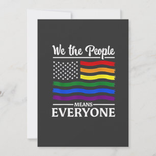 We The People Means Everyone LGBTQ Pride Month Save The Date