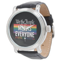 We The People Means Everyone US Constitution LGBT