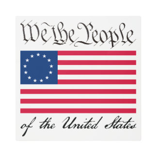 We the People Metal Print