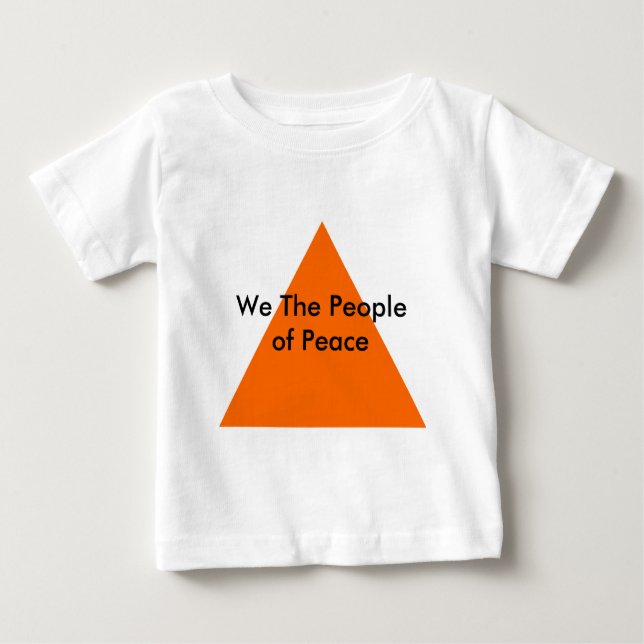 We The People of Peace The MUSEUM Zazzle Gifts Baby T-Shirt (Front)