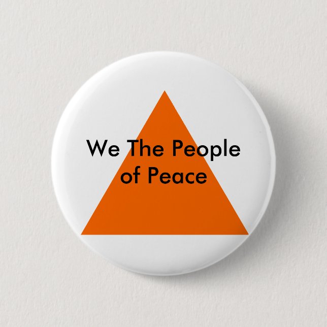 We The People of Peace The MUSEUM Zazzle Gifts Button (Front)