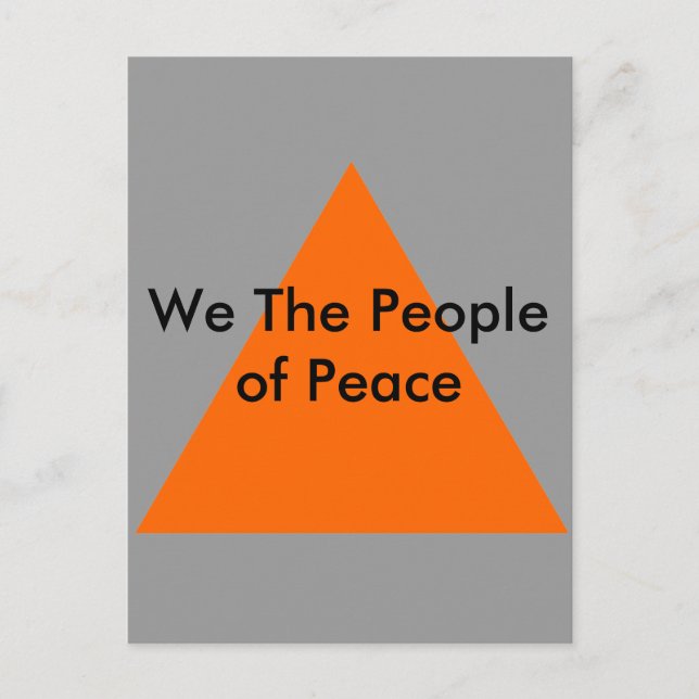 We The People of Peace The MUSEUM Zazzle Gifts Postcard (Front)