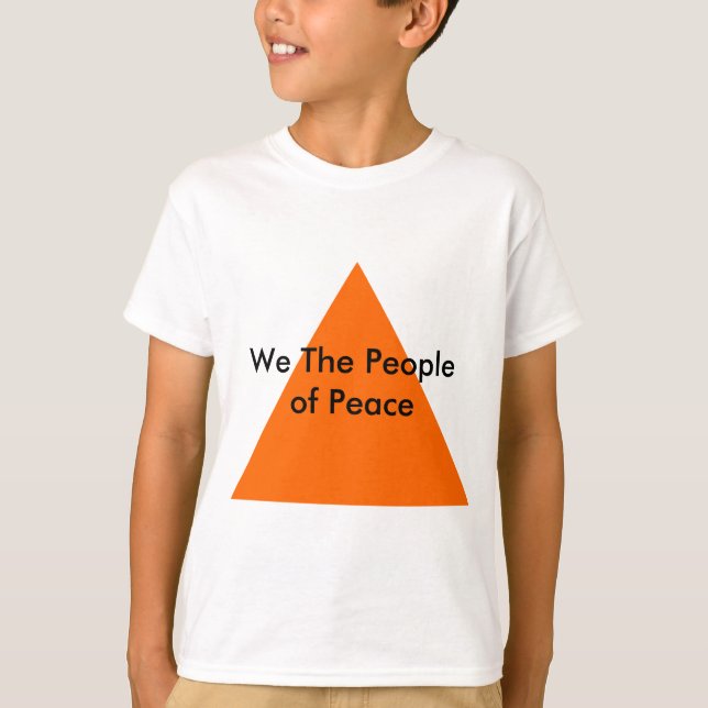 We The People of Peace The MUSEUM Zazzle Gifts T-Shirt (Front)