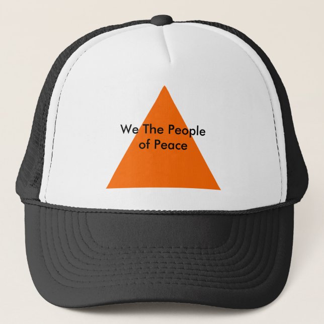 We The People of Peace The MUSEUM Zazzle Gifts Trucker Hat (Front)