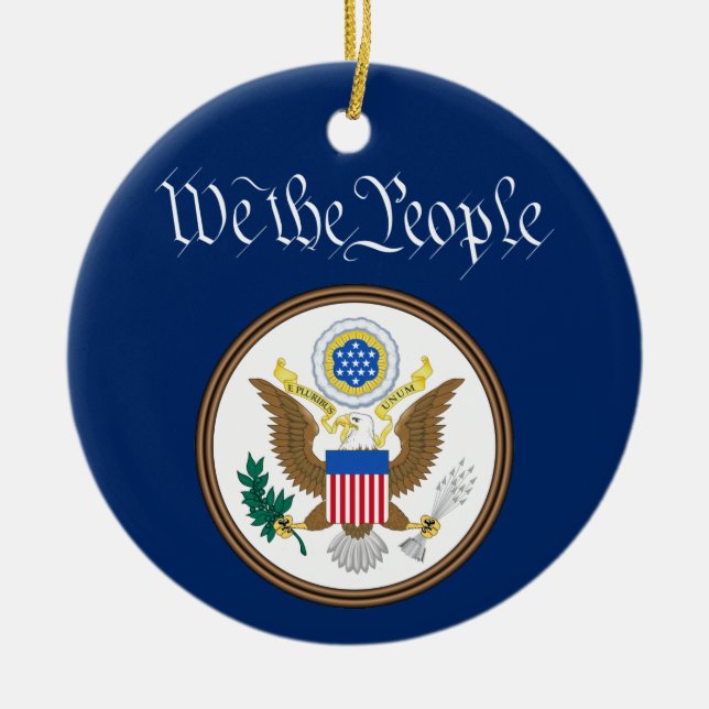 We The People Ornament (Front)