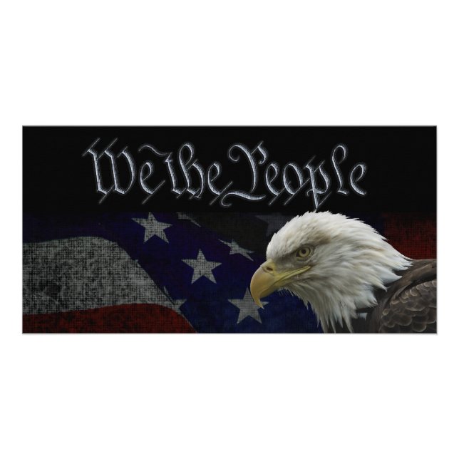 We The People Patriotic Card (Front)