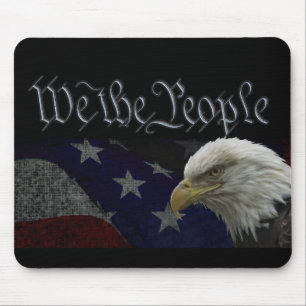 We The People Patriotic Mouse Pad