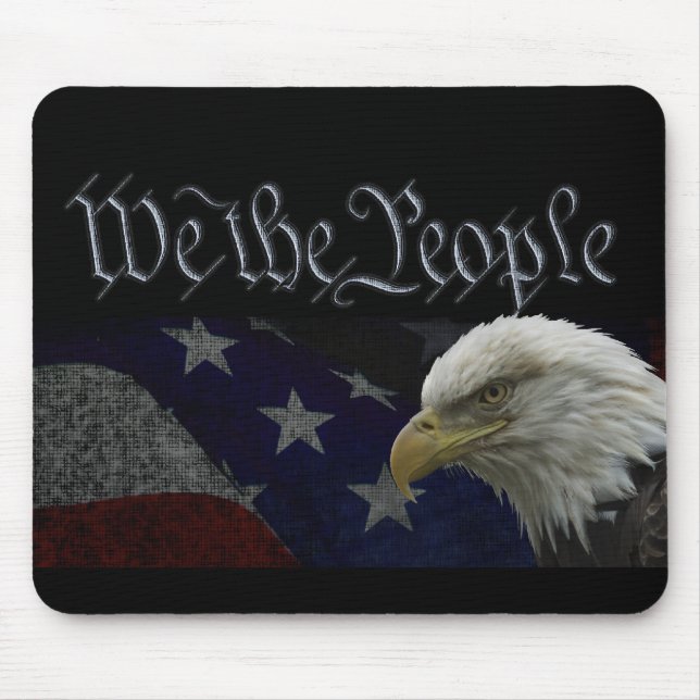 We The People Patriotic Mouse Pad (Front)