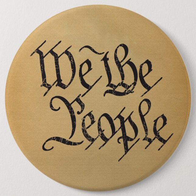 We The People Pinback Button (Front)